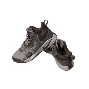 Nike Basketball Fly By Shoes Men's US 9.5 Gray CU3503-001 Mid Top Lace Up